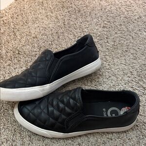 Guess Quilted Slip-On Sneakers - Black